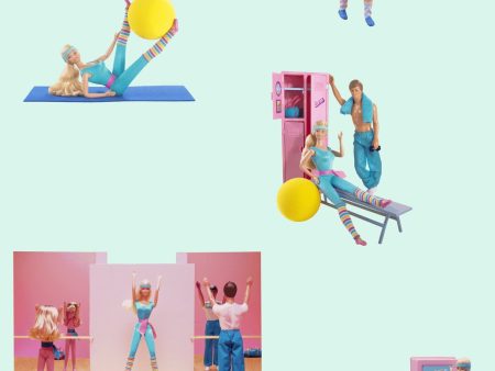 Workout Barbie™  Wallpaper by Barbie™ - Robins Egg For Discount