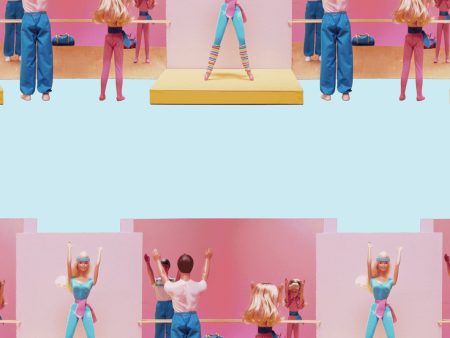 Workout Barbie™ Horizontal  Wallpaper by Barbie™ - Sky For Sale