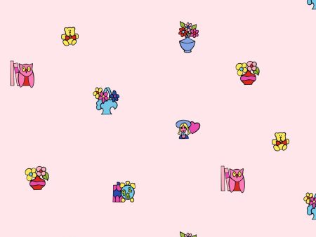 Barbie™ Stickers  Wallpaper by Barbie™ - Pink For Cheap