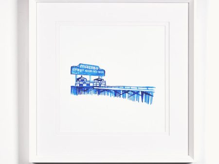 Malibu Pier  Framed Art By Nathan Turner Online now