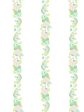 Floral Stripe  Wallpaper by Barbie™ - Green Pink For Cheap