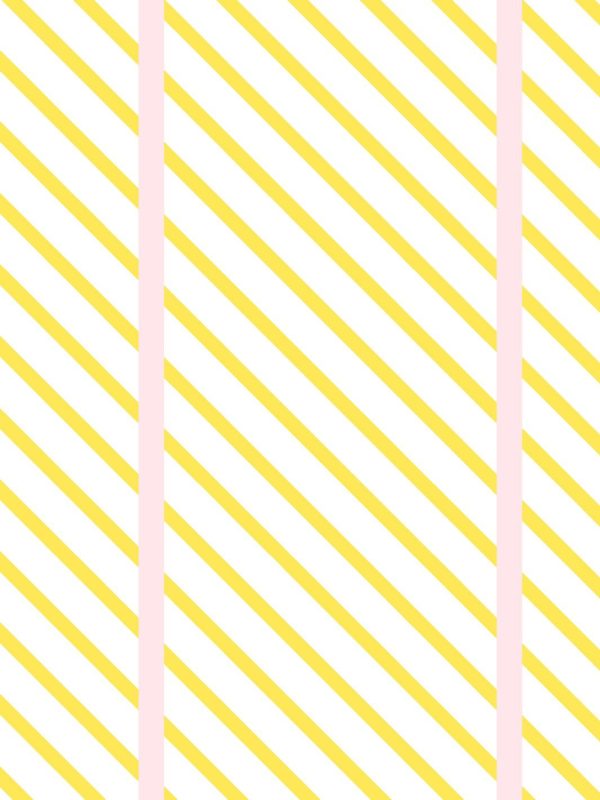 Barbie™ Dreamhouse Stripes  Wallpaper by Barbie™ - Daffodil For Sale