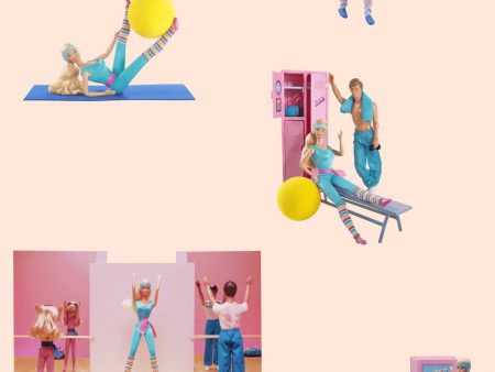 Workout Barbie™  Wallpaper by Barbie™ - Peach Online Hot Sale