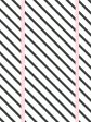 Barbie™ Dreamhouse Stripes  Wallpaper by Barbie™ - Charcoal Pink Sale