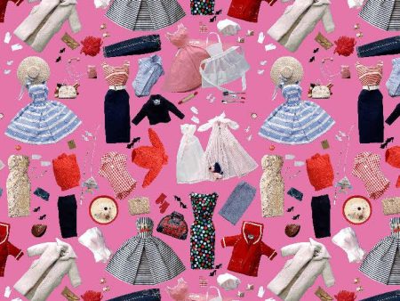 Vintage Accessories  Wallpaper by Barbie™ - Berry Supply