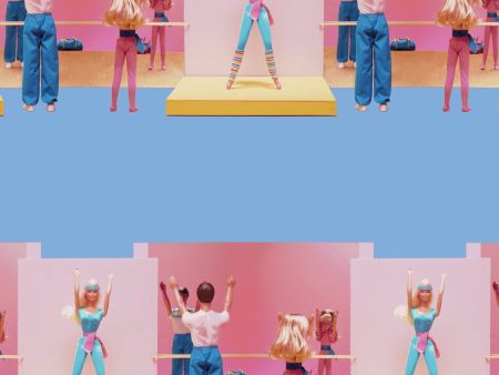 Workout Barbie™ Horizontal  Wallpaper by Barbie™ - Denim Online