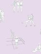 Barbie™ and Friends  Wallpaper by Barbie™ - Lavender For Discount