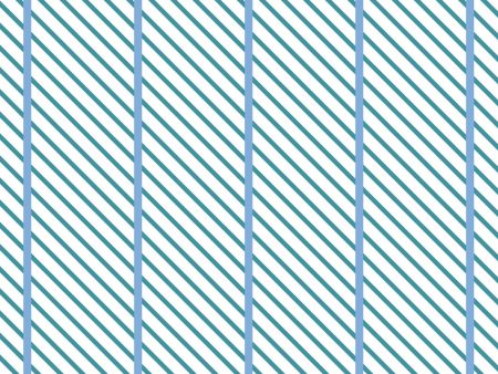 Barbie™ Dreamhouse Stripes  Wallpaper by Barbie™ - Teal Blue Fashion