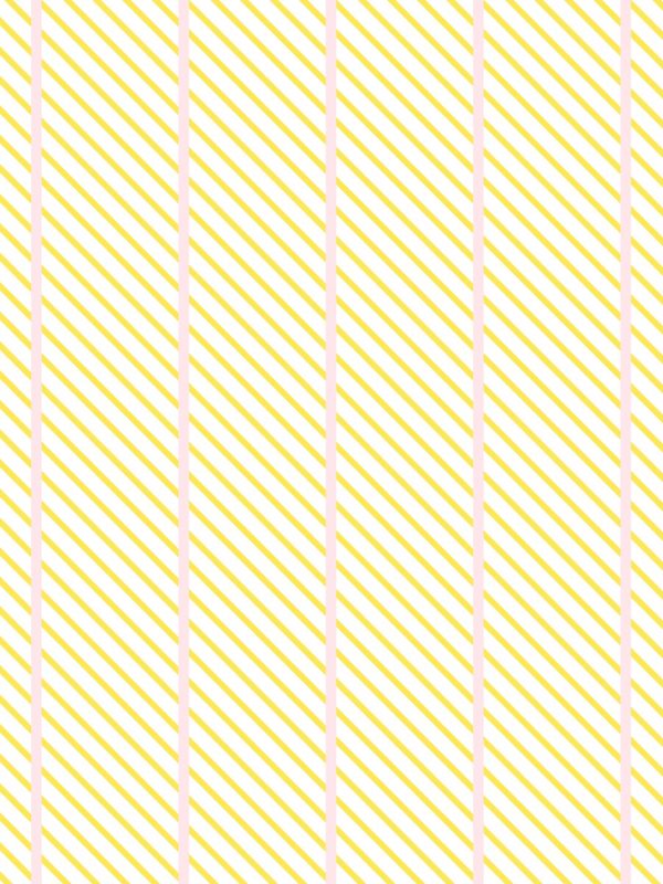 Barbie™ Dreamhouse Stripes  Wallpaper by Barbie™ - Daffodil For Sale