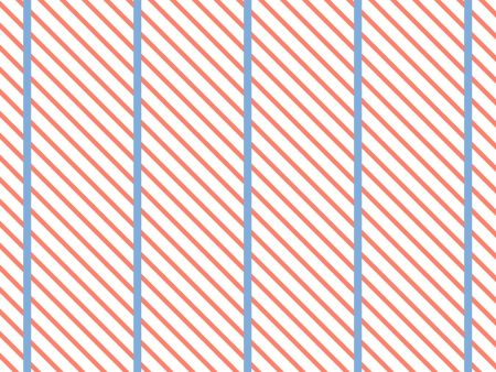 Barbie™ Dreamhouse Stripes  Wallpaper by Barbie™ - Watermelon Denim Cheap