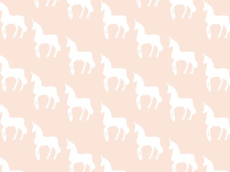 Unicorns  Wallpaper by Barbie™ - Peach Hot on Sale