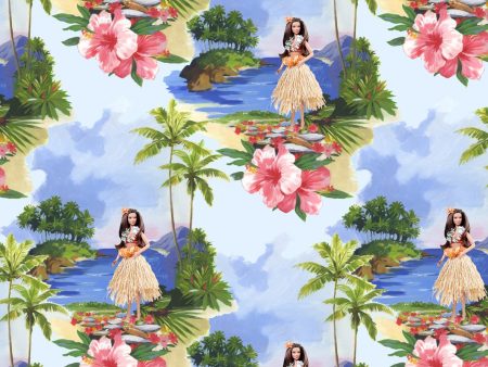 Tropical Barbie™  Wallpaper by Barbie™ - Hula Barbie™ Multi Online now