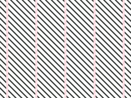 Barbie™ Dreamhouse Stripes  Wallpaper by Barbie™ - Charcoal Pink Sale