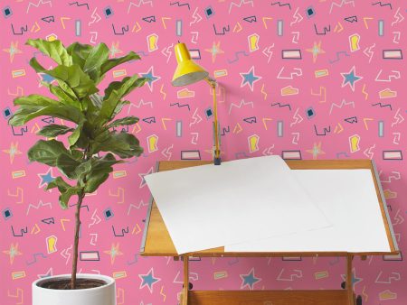 Barbie™ Dreamhouse Doodle  Wallpaper by Barbie™ - Pink For Cheap