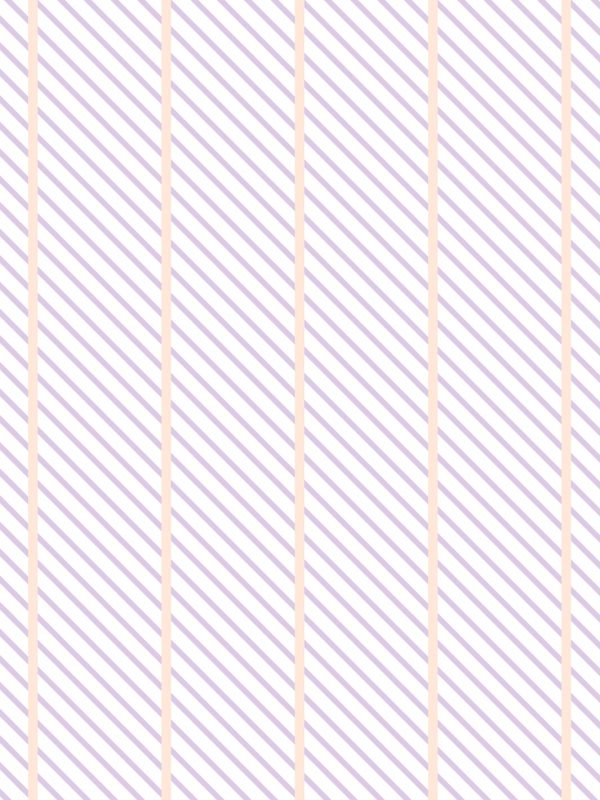 Barbie™ Dreamhouse Stripes  Wallpaper by Barbie™ - Lavender Supply