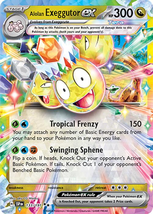 Alolan Exeggutor ex (133 191) [Scarlet & Violet: Surging Sparks] For Sale