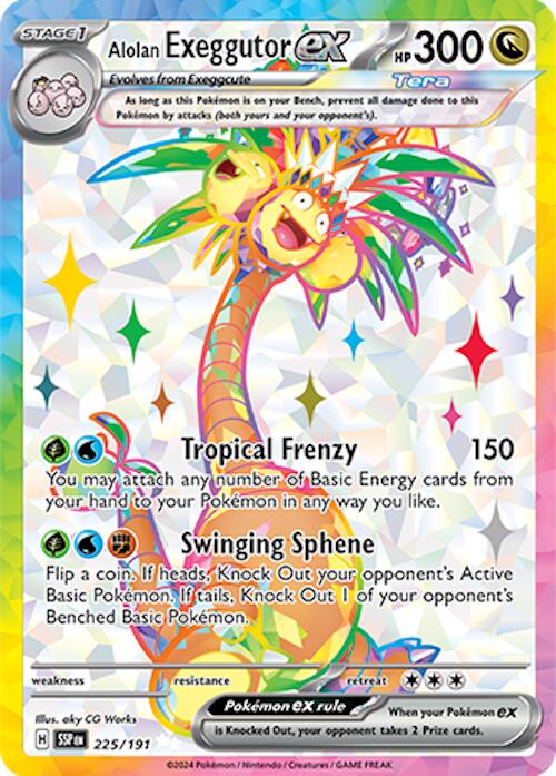 Alolan Exeggutor ex (225 191) [Scarlet & Violet: Surging Sparks] Supply