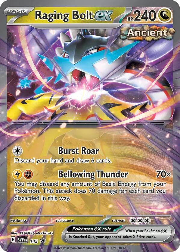 Raging Bolt ex (145) [Scarlet & Violet: Black Star Promos] Online Sale