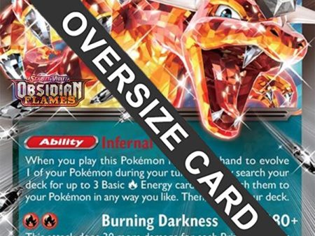 Charizard ex (125 197 - Jumbo Card) [Scarlet & Violet: Obsidian Flames] Sale