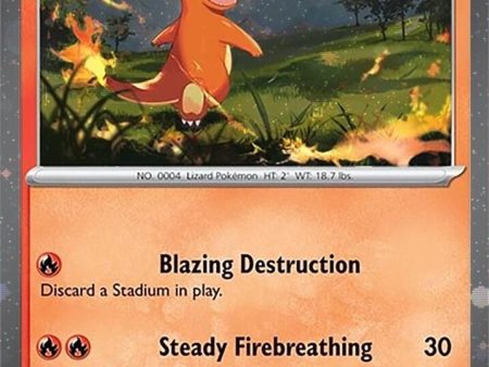 Charmander (004) (Cosmos Holo) [Scarlet & Violet: Black Star Promos] Cheap