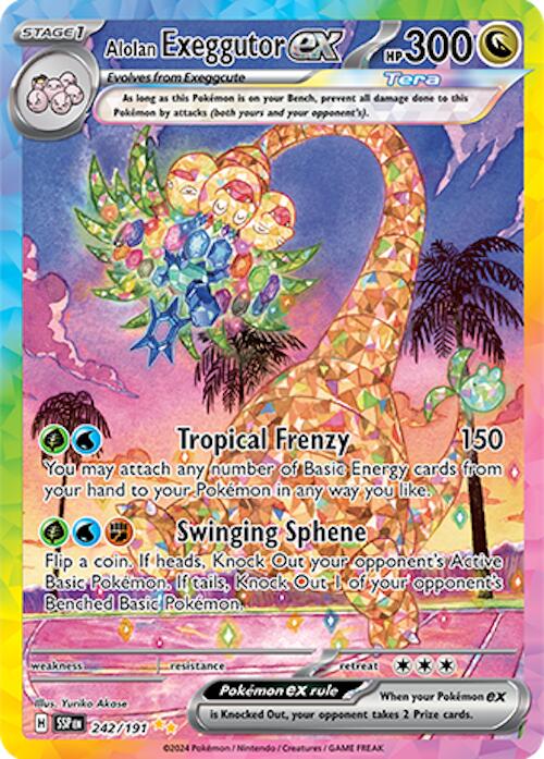 Alolan Exeggutor ex (242 191) [Scarlet & Violet: Surging Sparks] For Sale