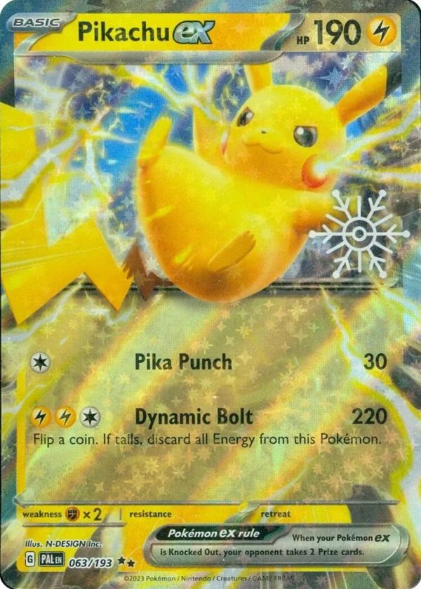 Pikachu ex (063 193) (Holiday Calendar) [Miscellaneous Cards] Discount