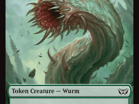 Wurm (0019)    Insect (0010) Double-Sided Token [Duskmourn: House of Horror Commander Tokens] Hot on Sale